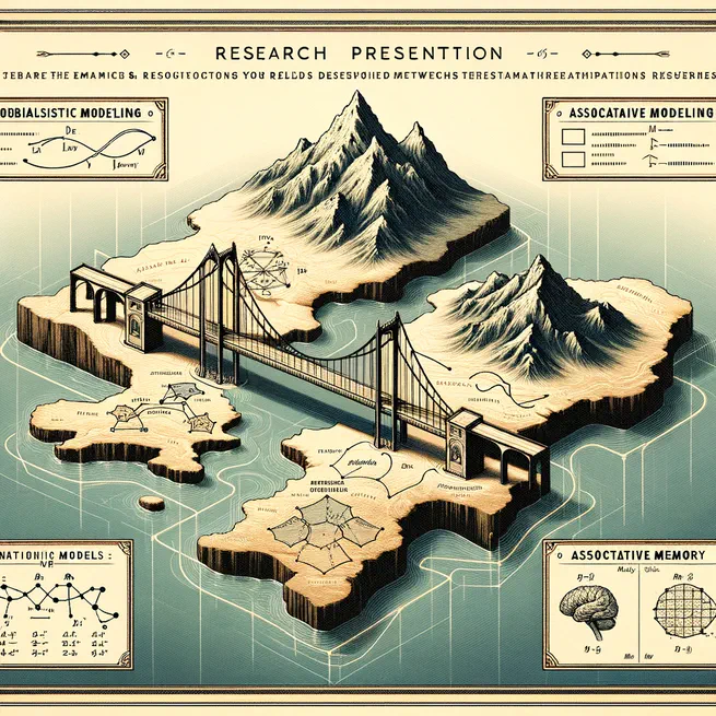 Bridging Associative Memory and Probabilistic Modeling